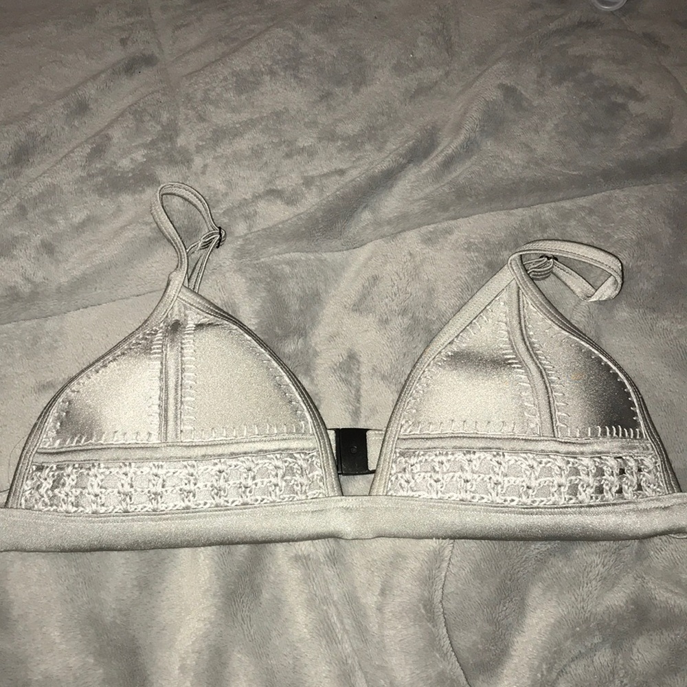 Grey Triangl swim top